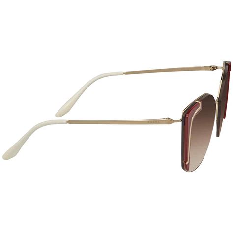 Prada Brown Gradient Butterfly Men's Sunglasses PR 59VS 